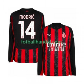 Herre Fotballdrakter AC Milan Luca Modrić 14 Hjemme 2025-26 Langermet